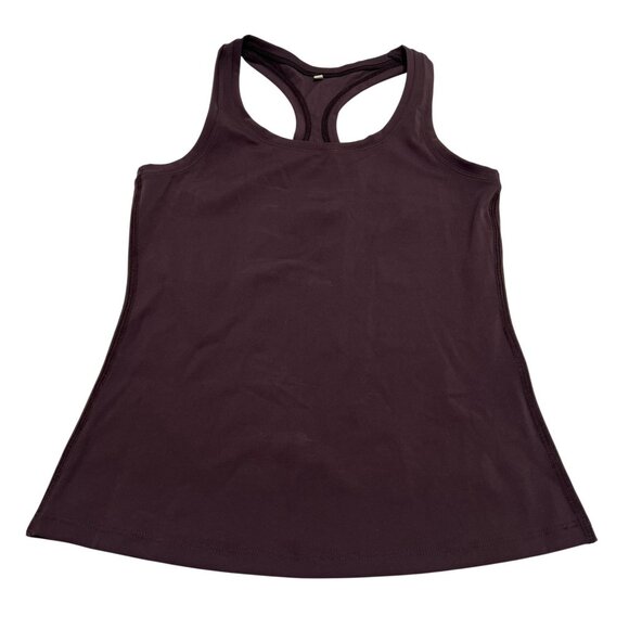 H&M Move DryMove Sports Top with Cool Handfeel DryMove in Eggplant Purple - Picture 1 of 4